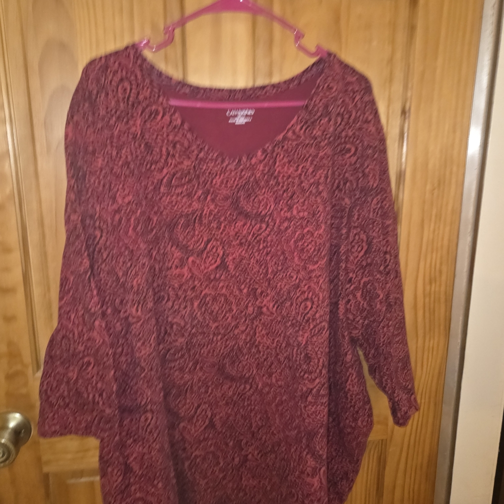 Catherines Burgundy  Blouse